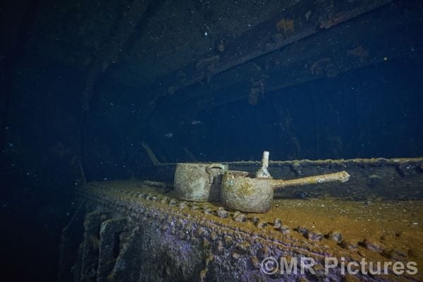 galley of Fujikawa Maru in Truk Lagoon