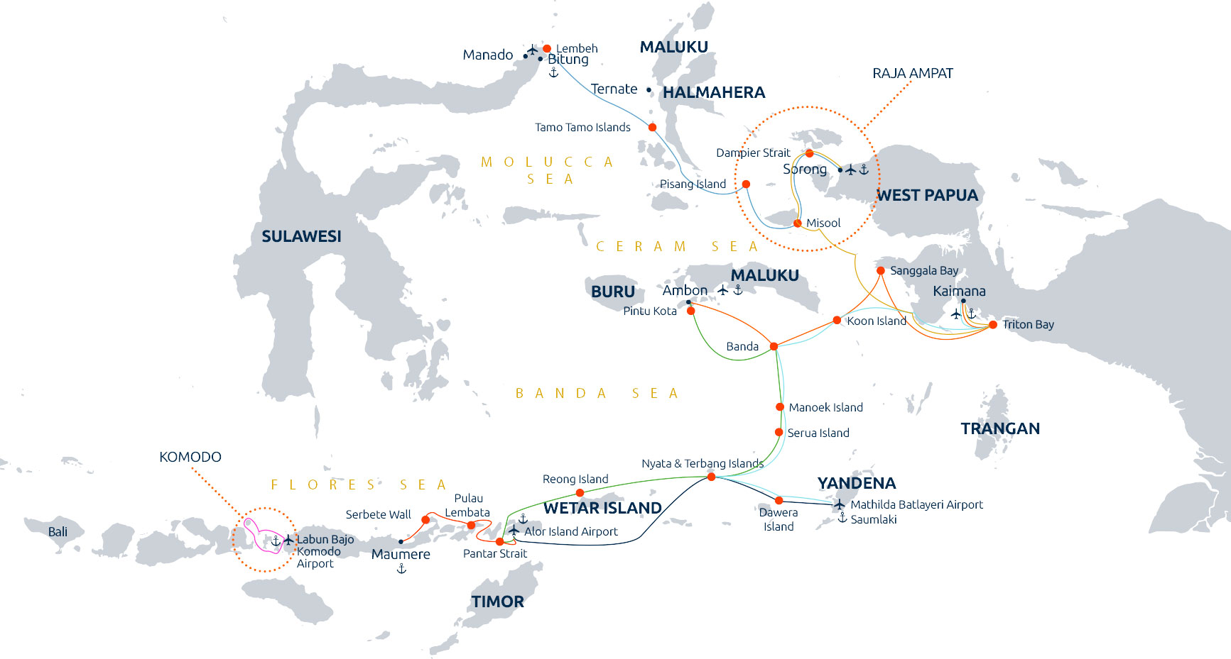 Indo Siren - Itineraries