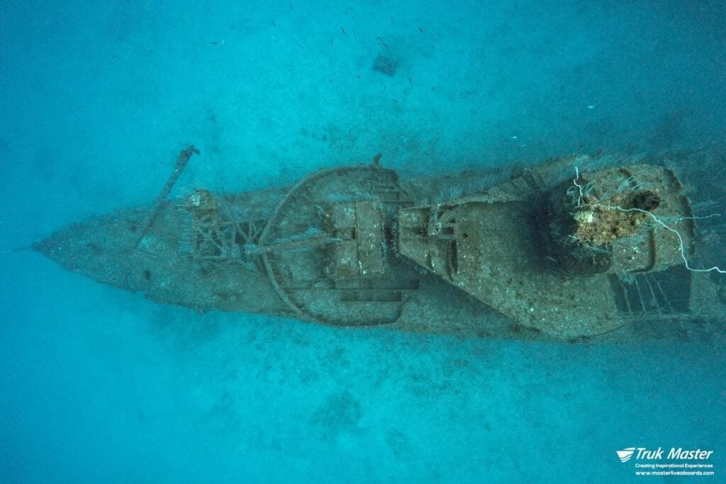 Shot down onto the USS Anderson at Bikini Atoll