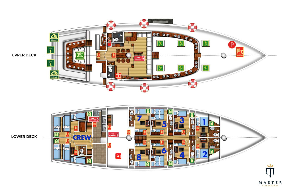 Philippine Siren Deck Plan