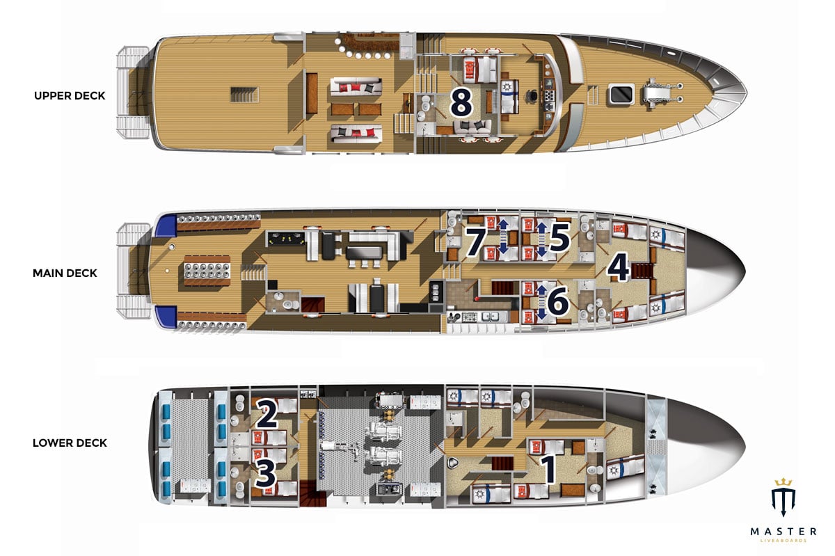 Deck plan - Solomons Master