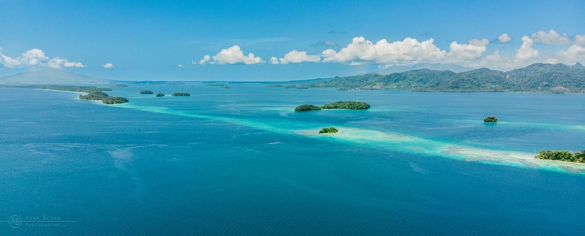 Solomon Islands aerial view