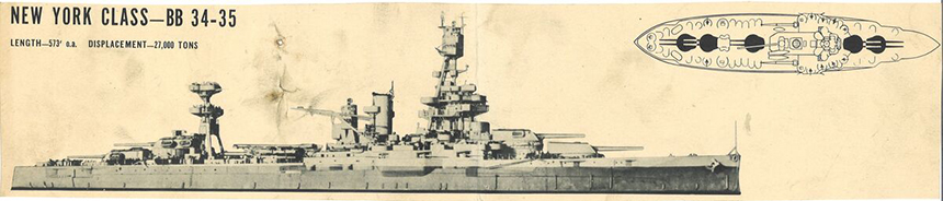 WWII New York Class Battleship