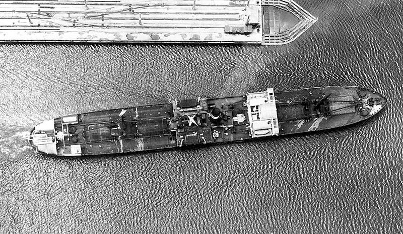 Aerial view of the San Francisco Maru