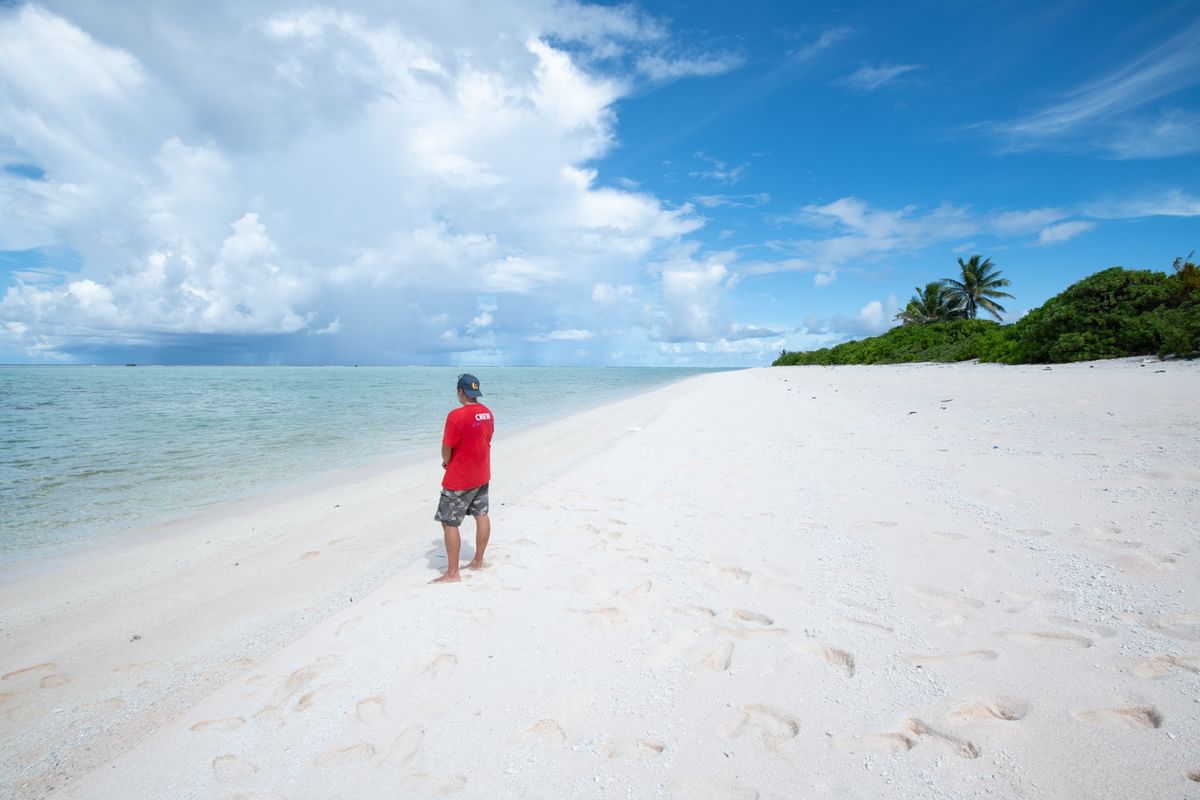 Being on Bikini Island Beach