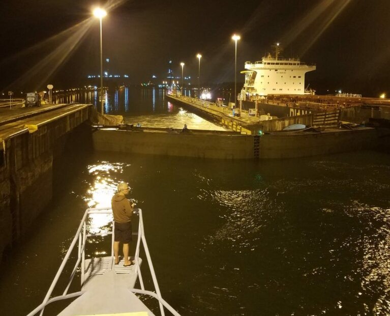 Bahamas Master in the Panama Canal