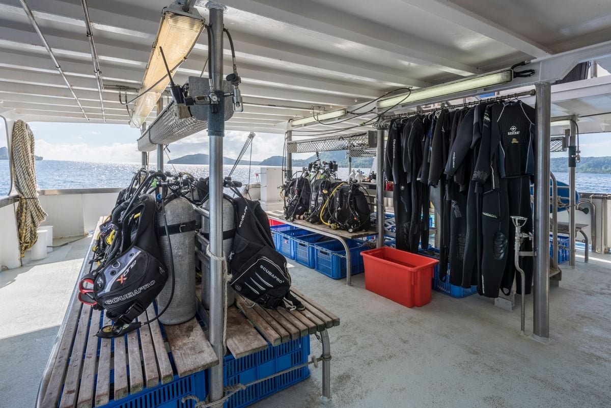 Dive Deck on Pacific Master