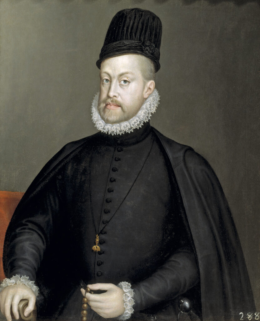 Philip II of Spain - the king of the Philippines