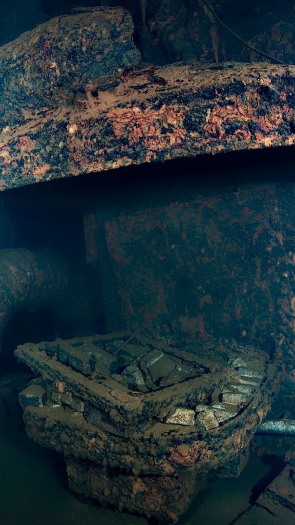 Blacksmith Workshop's hearth inside the USS Saratoga