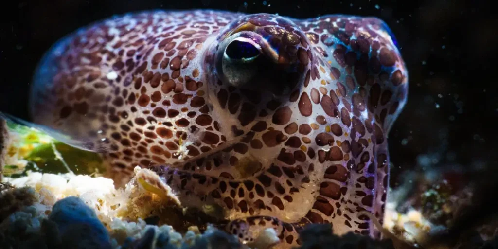 Macro life in the Visayas. A tiny bobtail resting on the sand.