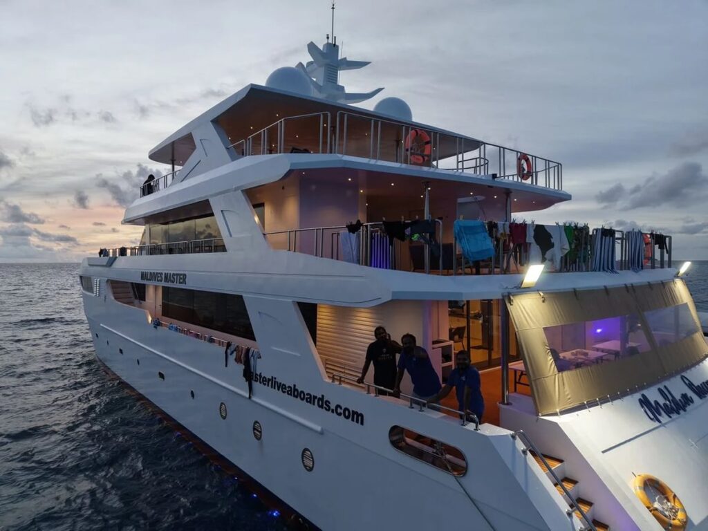 Maldives Master liveaboard vessel — luxury Maldives liveaboard diving experience