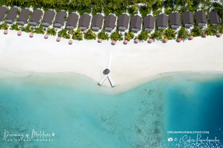 OBLU Select Sangeli beach villas aerial